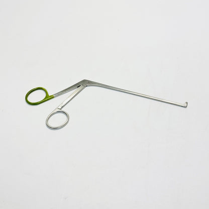 K. STORZ 634825B STRUMPEL Forceps with Oval, Fenestrated, Cupped J Instrument