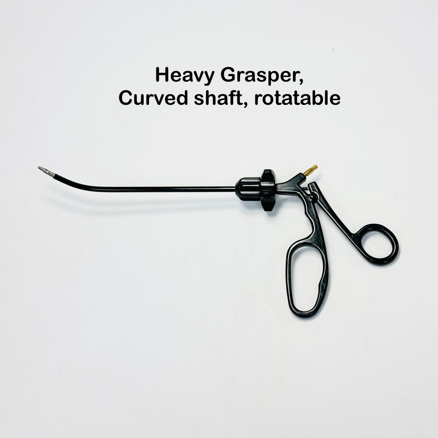 Heavy Grasper, Curved shaft, rotatable Instrument