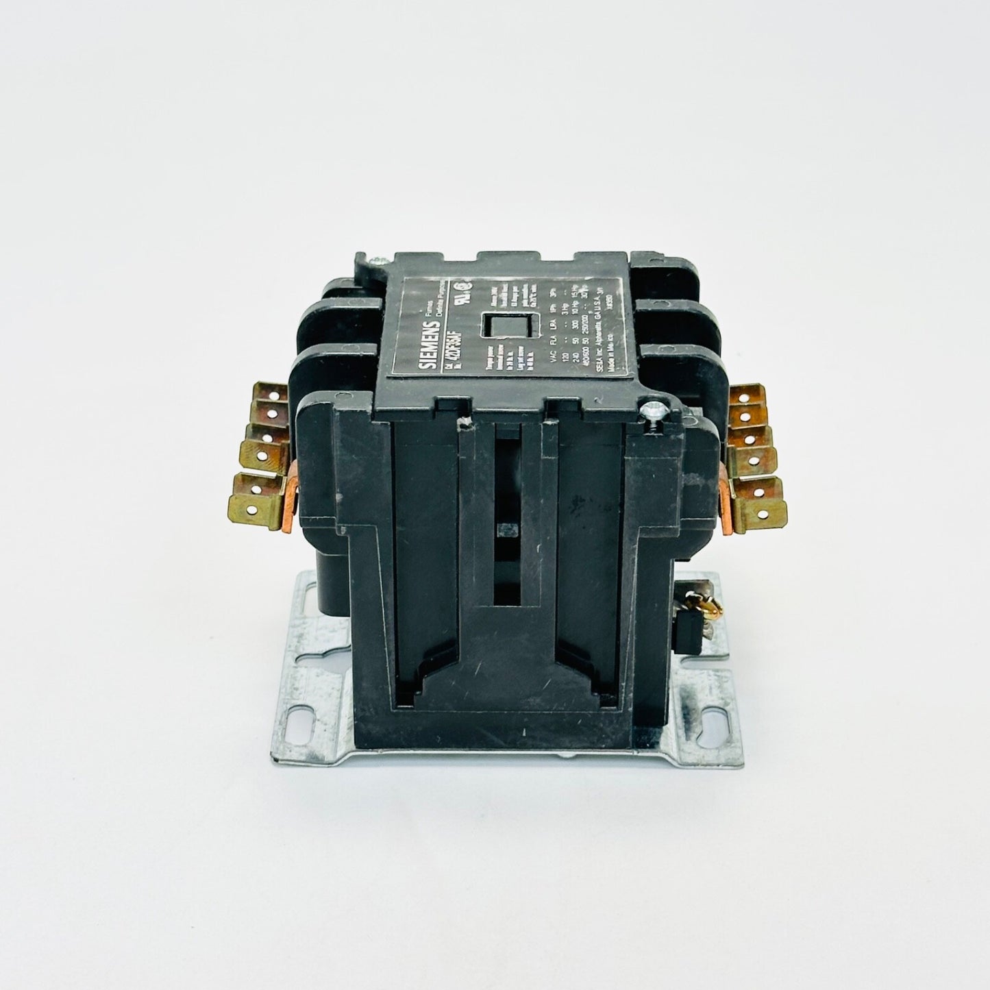 Siemens 42DF35AF Definite Purpose Contactor, 3-Pole, 50A, 110-120VAC Coil