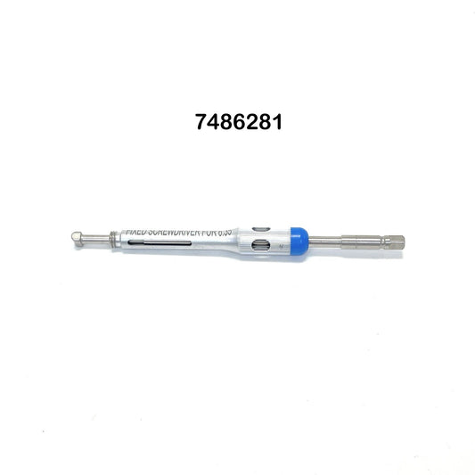 Medtronic 7486281 Fixed SCREWDRIVER, 6.35mm INSTRUMENT