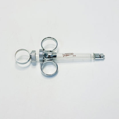 Bd Multifit 3cc Glass Syringe With 3 Finger Ring And Luer Lock Tip Reusable
