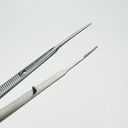 v. mueller NL1450 Dressing Forceps Gerald Serrated 7 Inch Length