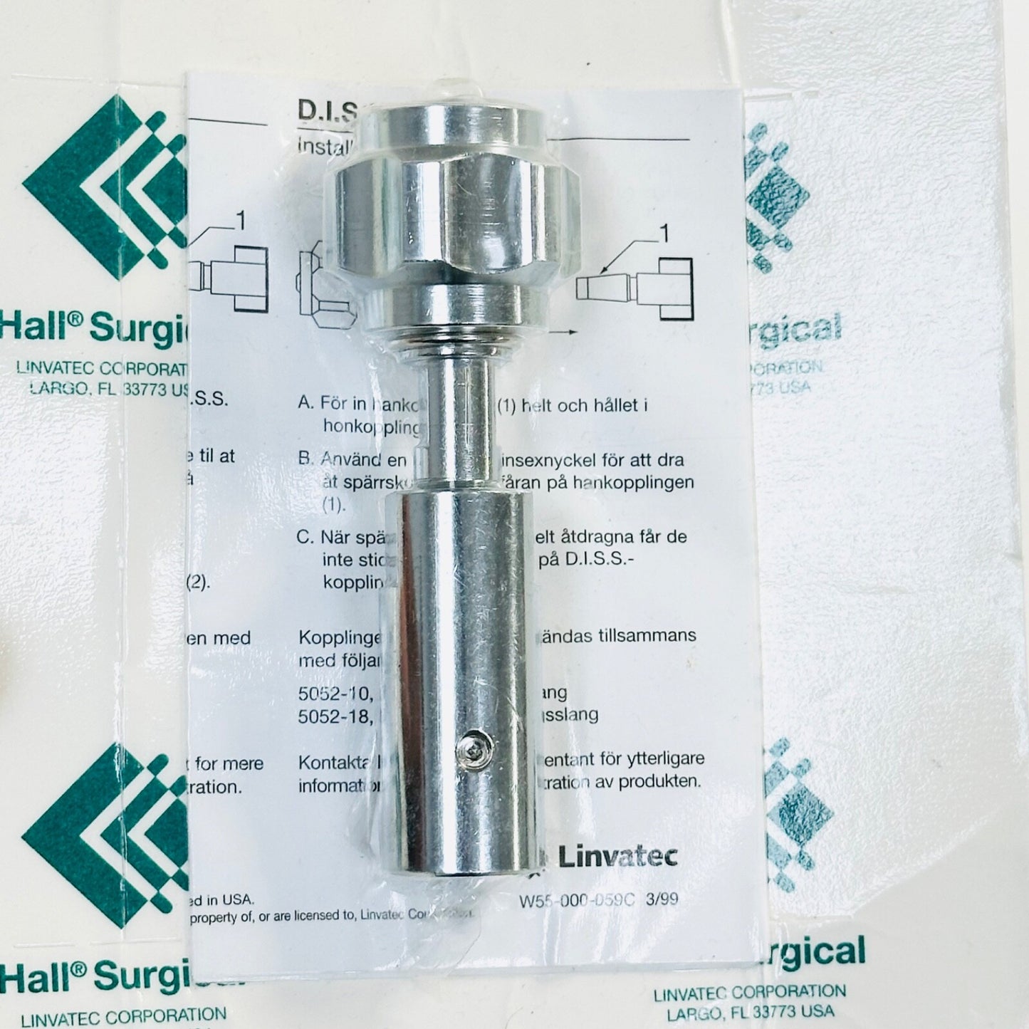 LINVATEC 5146-00 HALL SURGICAL DISS WALL ADAPTER Instrument