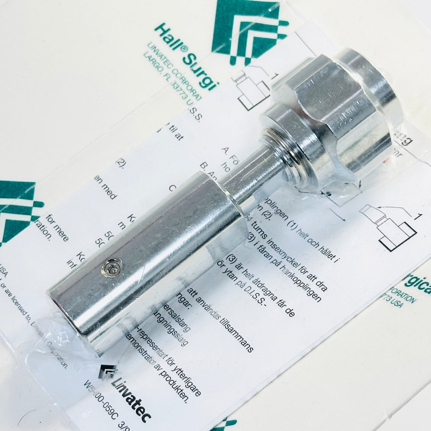 LINVATEC 5146-00 HALL SURGICAL DISS WALL ADAPTER Instrument