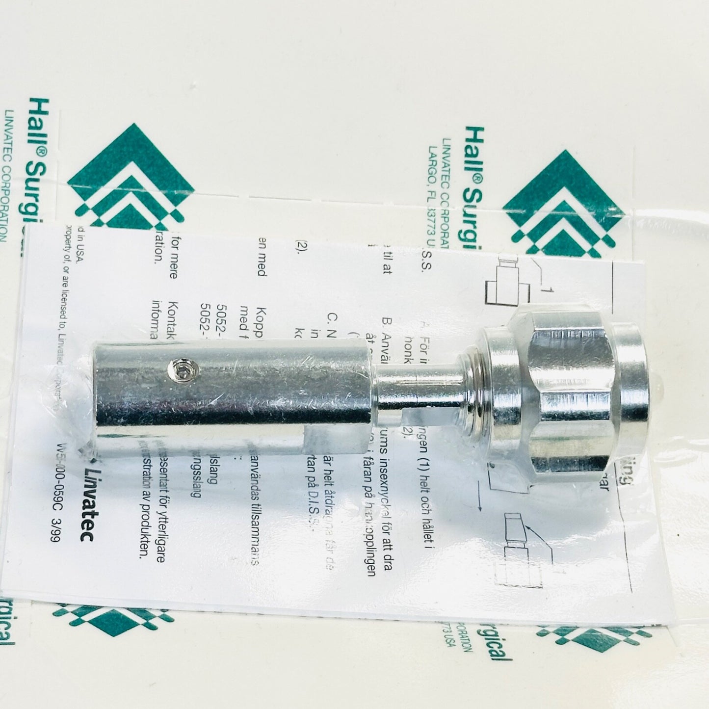 LINVATEC 5146-00 HALL SURGICAL DISS WALL ADAPTER Instrument