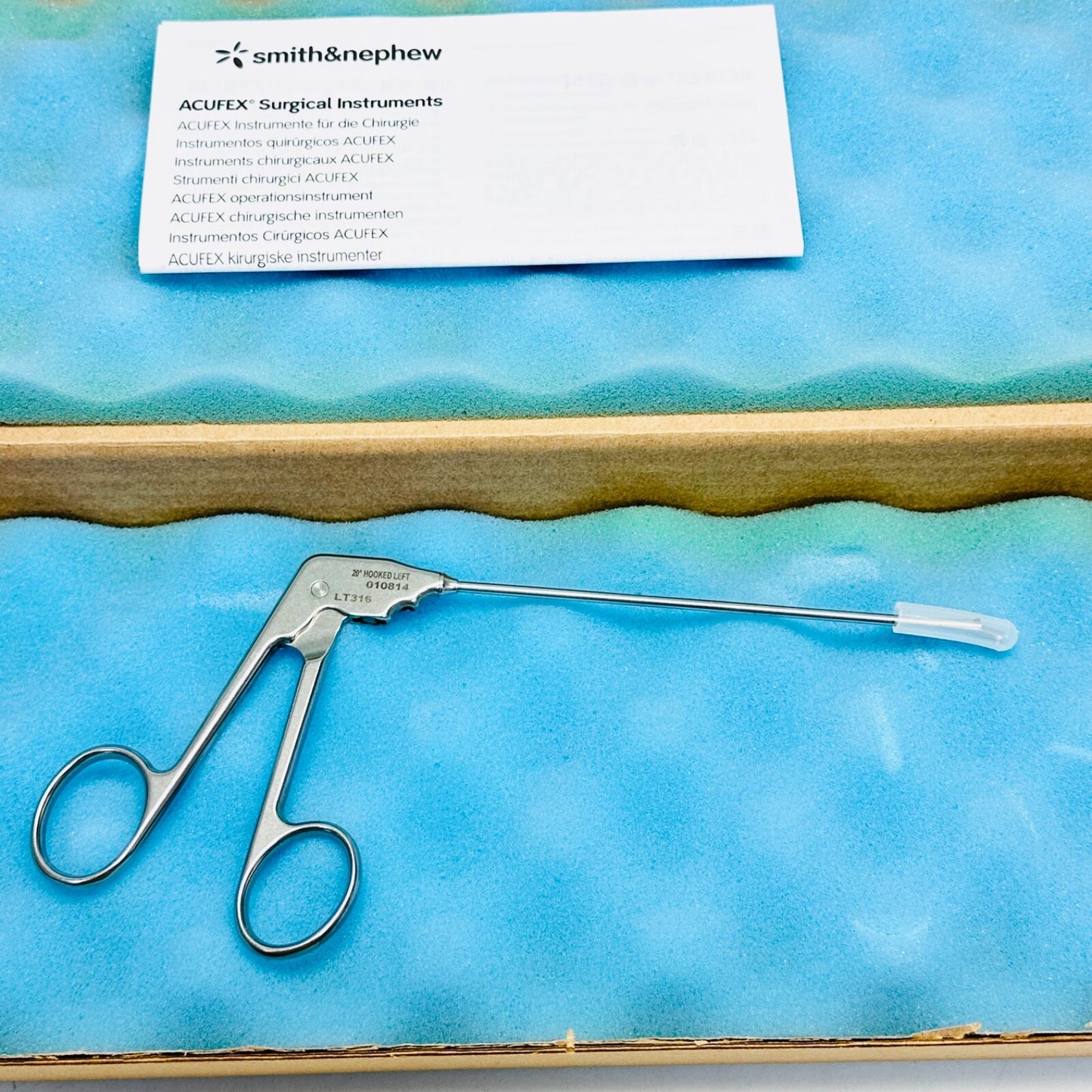 Smith & Nephew / Acufex 010814 Scissors, Rotary 20° Hooked Left, Instrument