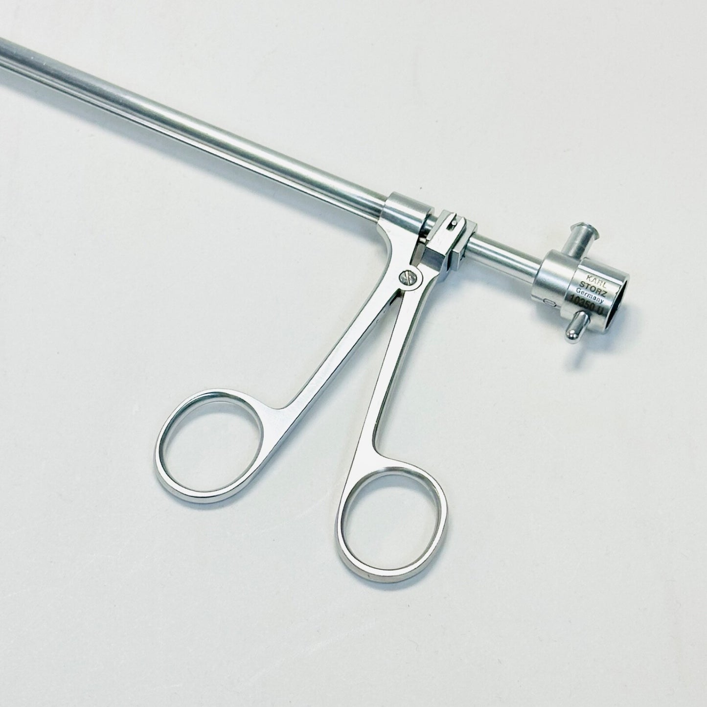 K STORZ 10350U Optical Forceps UNIVERSAL, SERRATED, DA JAWS 46cm, Instrument