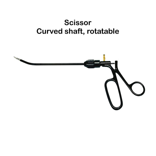 PS-5030 Endoscopic Scissor Curved Shaft, Rotatable Instrument