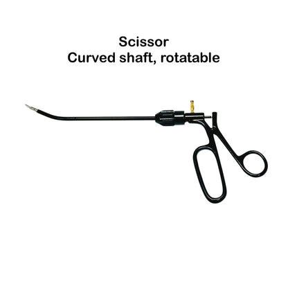 PS-5030 Endoscopic Scissor Curved Shaft, Rotatable Instrument