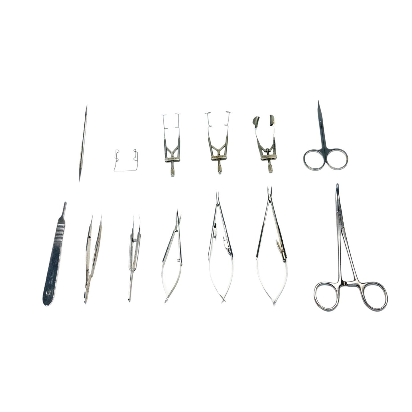 Storz / Katena / Symmetry & Others 14 Opthalmic Instruments  Set W/ Steel Caddy