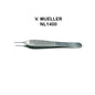 V. Mueller NL1400 Dressing Forceps Adson 4-3/4 Inch Serrated Tips Instrument