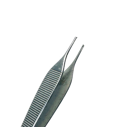 V. Mueller NL1400 Dressing Forceps Adson 4-3/4 Inch Serrated Tips Instrument