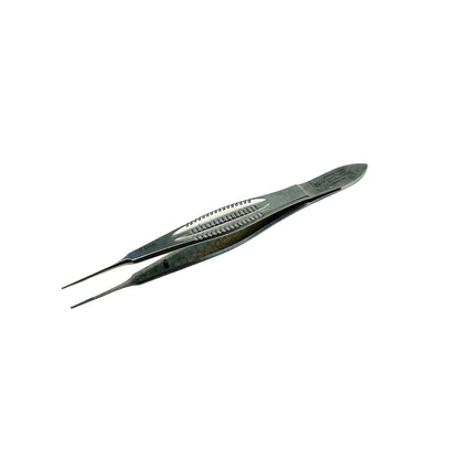 konig MDS431911 Castroviejo Corneal Suturing Forceps, 1 x 2 Teeth, 0.5 mm