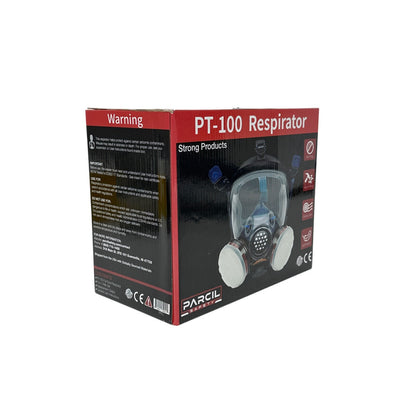 Parcil Safety PT-100 Full Face Respirator W/ P-A-1 Filter