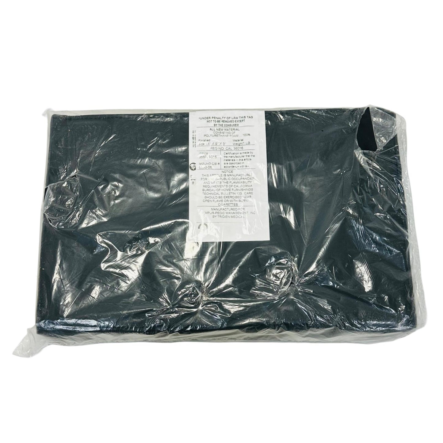 MIZUHO OSI 6950-06 Rectangular Positioning pad 14€³ x 9€³ x 3€³ FOR TRIOS & MTS