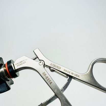 Snowden-Pencer 88-8314 Angled Circle Grasper, 45cm, 10mm, Ratcheted Instrument