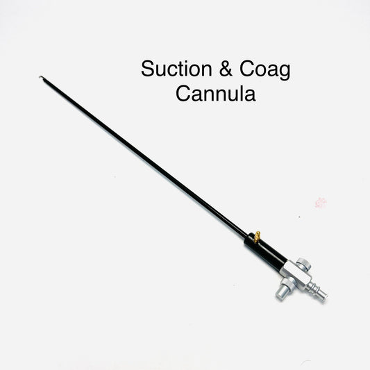 Suction / Irrigation & Coag Right Angled Hook with Electrode Lap.  Instrument
