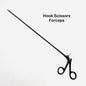 Hook Scissors Forceps Monopolar, Metal Handle 21 In O. Length Reusable