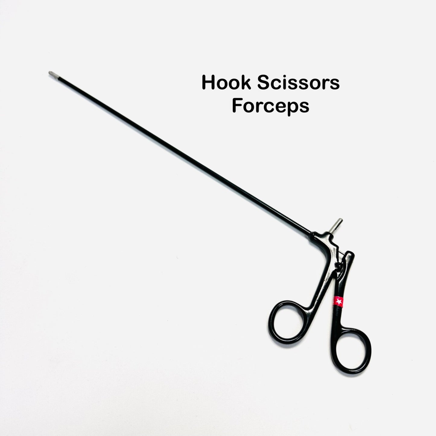Hook Scissors Forceps Monopolar, Metal Handle 16 In O. Length Reusable