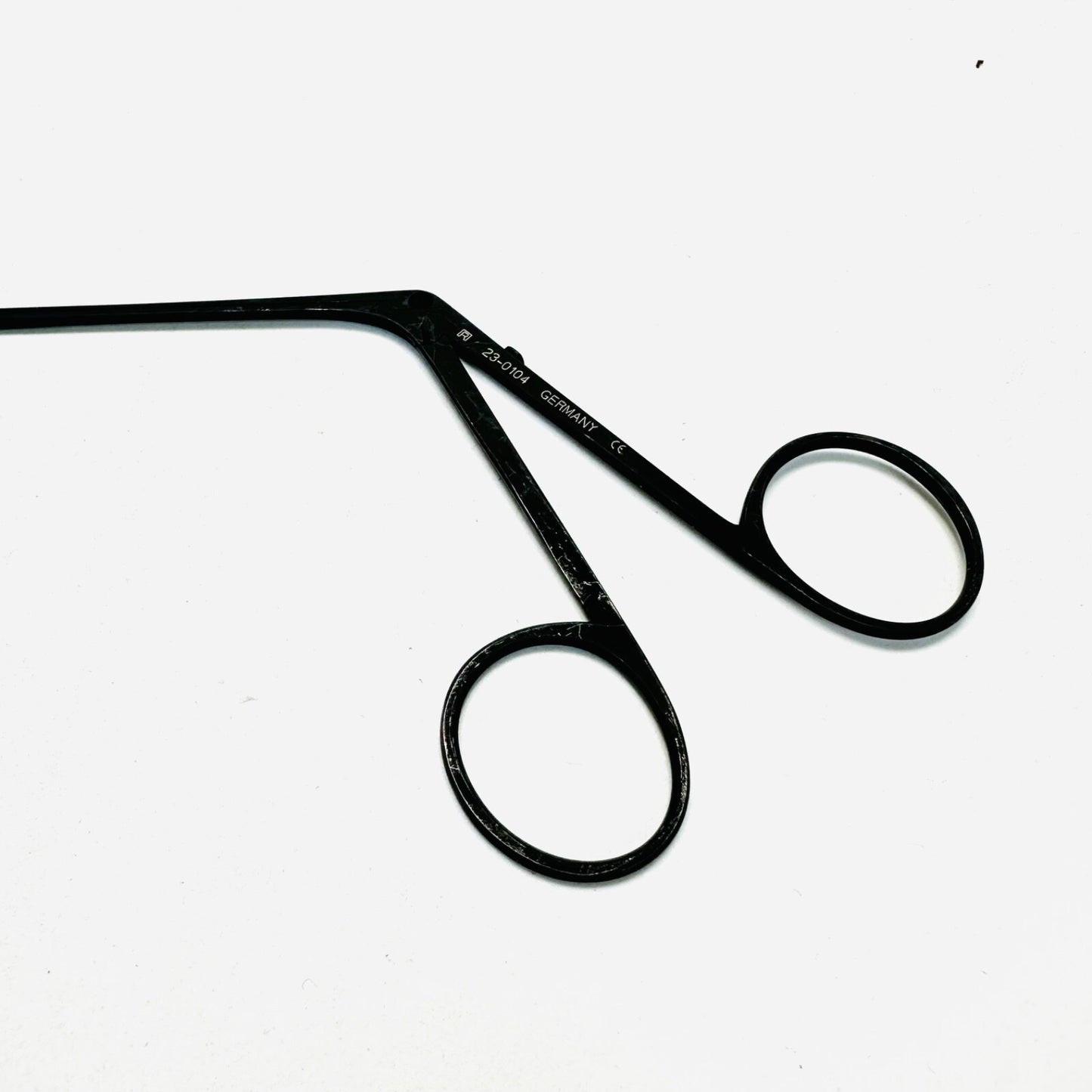 Richards 23-0104 Shea Cupped Forceps, Straight, Ebony Instrument