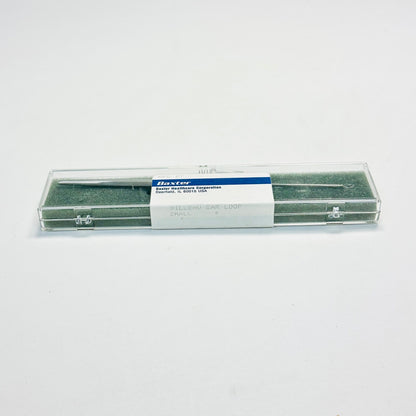 V. MUELLER AU5610 Ear Billeau Curette Loop, Round Knurled Handle Small Tip 7 In.
