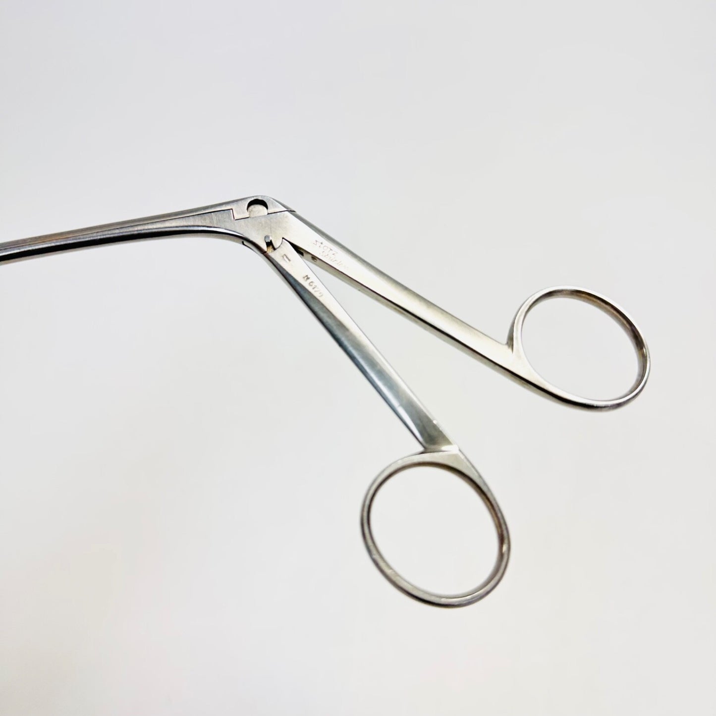 STORZ N6179 King Adenoid Punch Forceps, No. 1. Triangular 7.0 in Instrument