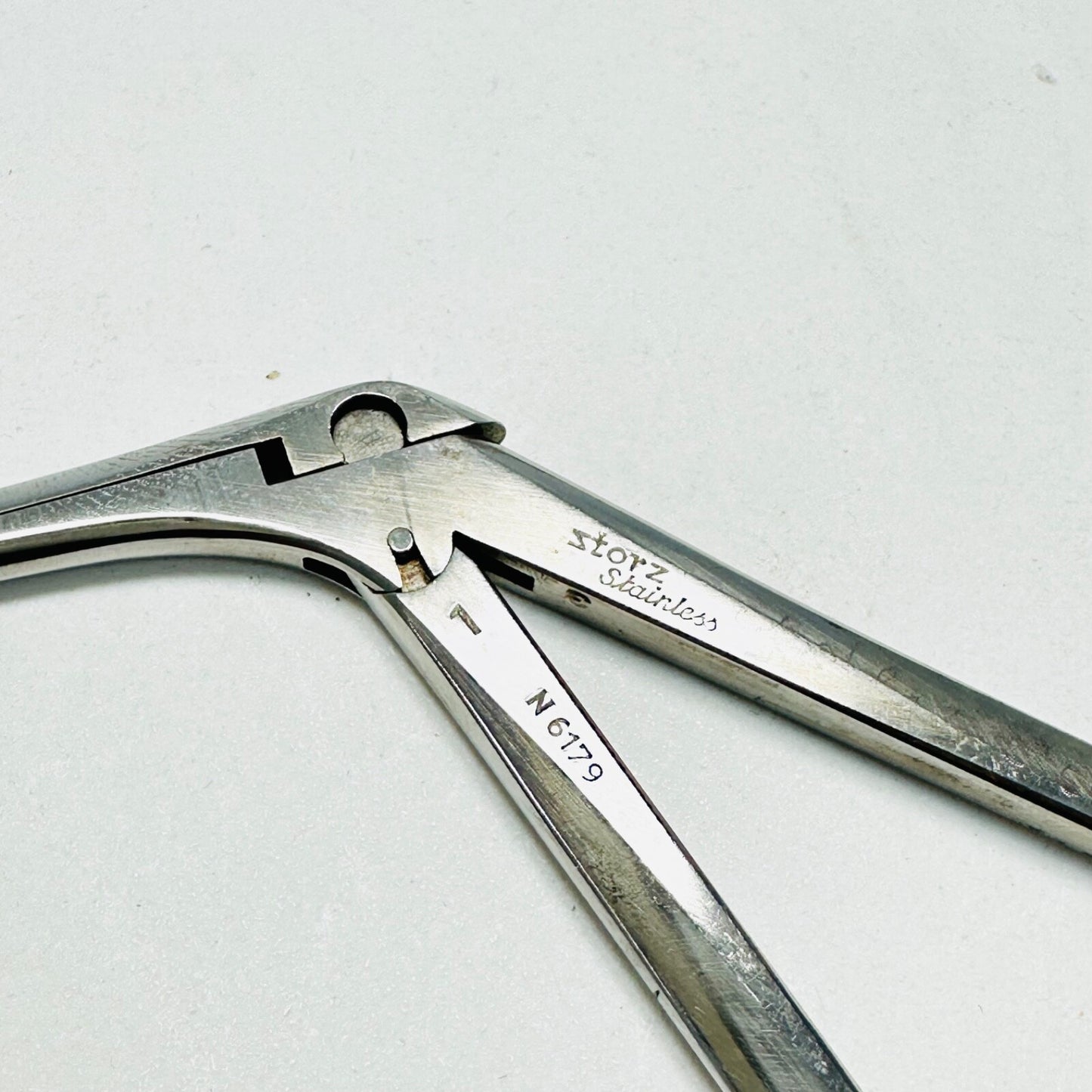 STORZ N6179 King Adenoid Punch Forceps, No. 1. Triangular 7.0 in Instrument