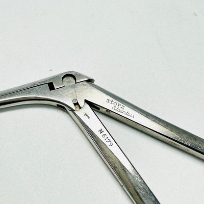 STORZ N6179 King Adenoid Punch Forceps, No. 1. Triangular 7.0 in Instrument