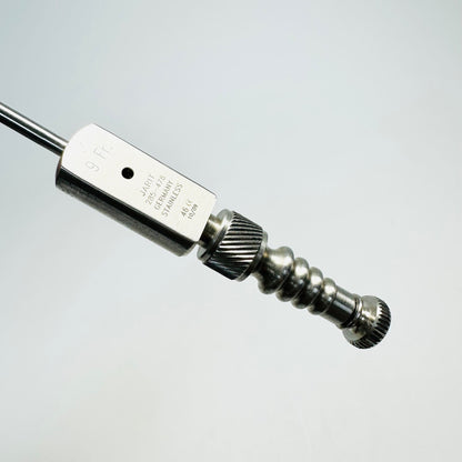 JARIT 285-478 Frazier Suction Tube, 9Fr Angled 90° , 7-1/2" Stainless Instrument