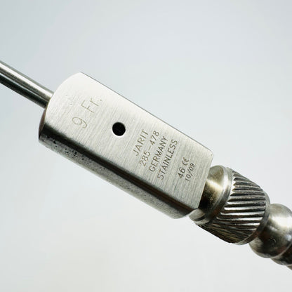 JARIT 285-478 Frazier Suction Tube, 9Fr Angled 90° , 7-1/2" Stainless Instrument