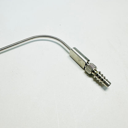 JARIT 285-479 Frazier Suction Tube, 11 Fr Angled 90°,7-1/2" Stainless Instrument