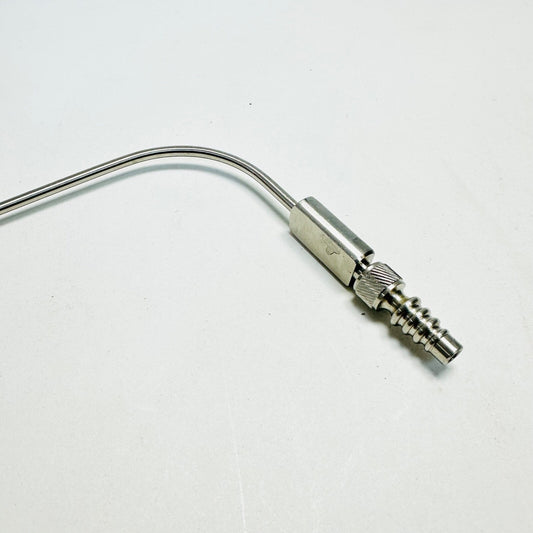 JARIT 285-479 Frazier Suction Tube, 11 Fr Angled 90°,7-1/2" Stainless Instrument