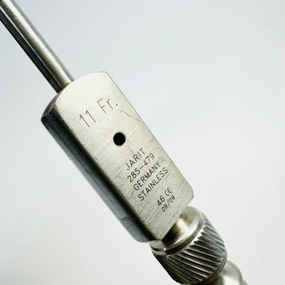 JARIT 285-479 Frazier Suction Tube, 11 Fr Angled 90°,7-1/2" Stainless Instrument