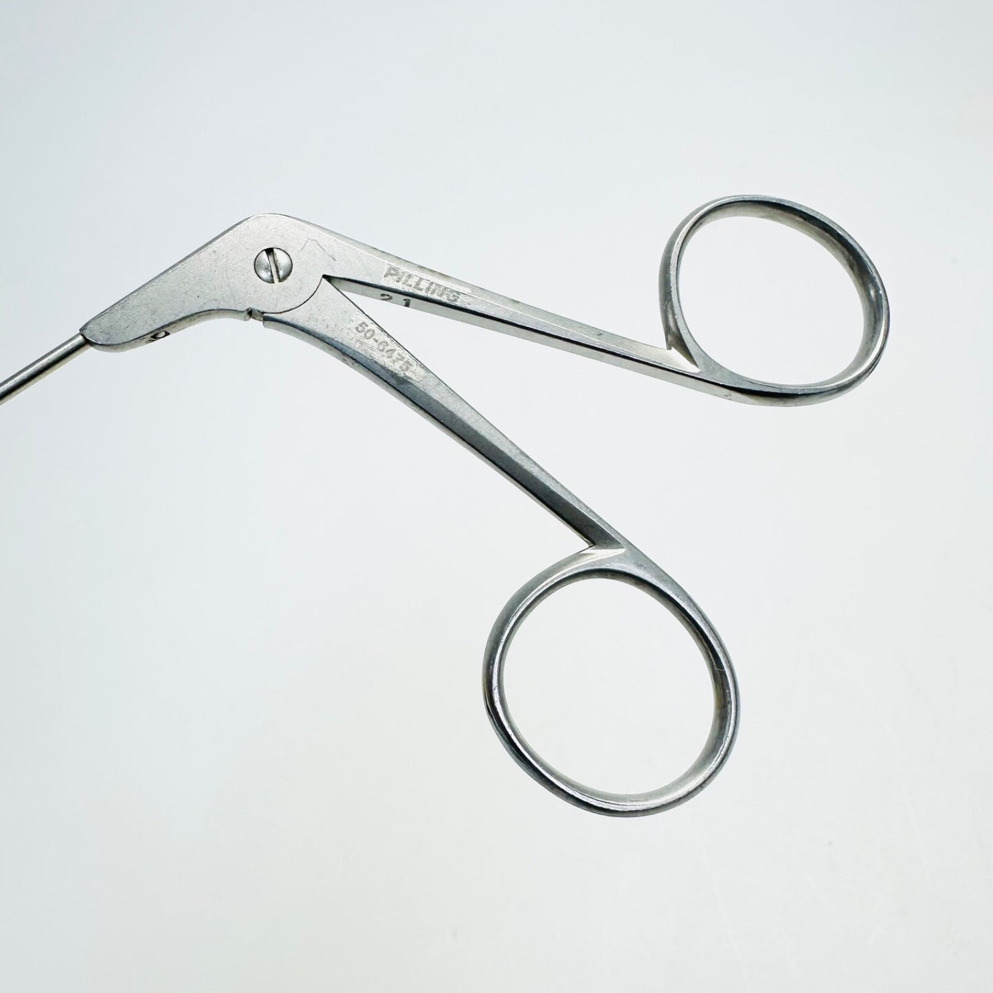 PILLING 50-6475 Jako-Kleinsasser Micro-Laryngeal Scissors, curved left 22 cm
