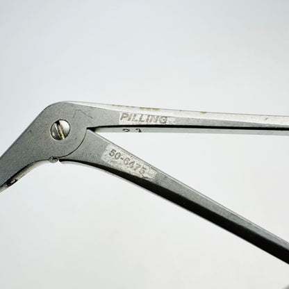 PILLING 50-6475 Jako-Kleinsasser Micro-Laryngeal Scissors, curved left 22 cm