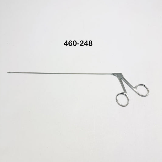 Jarit 460-248 Jako Microlaryngeal Scissor Curved Right, Working Length, 9-3/4"