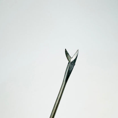 Jarit 460-248 Jako Microlaryngeal Scissor Curved Right, Working Length, 9-3/4"