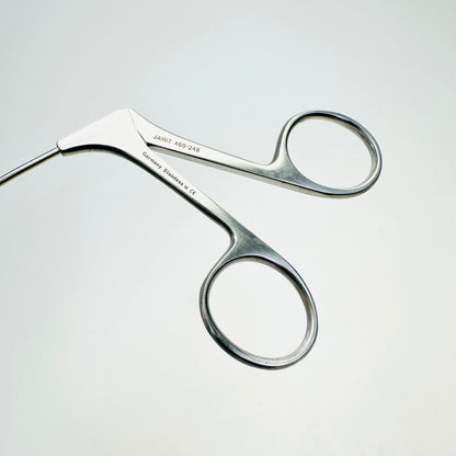 Jarit 460-248 Jako Microlaryngeal Scissor Curved Right, Working Length, 9-3/4"