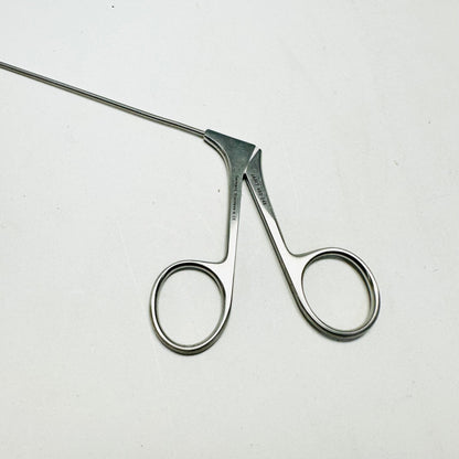 Jarit 460-248 Jako Microlaryngeal Scissor Curved Right, Working Length, 9-3/4"