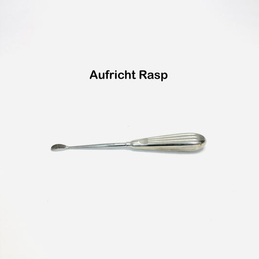 STORZ - Aufricht Rasp Curved. 12 teeth. 8.5mm x 20mm, 8.0 inch Instrument
