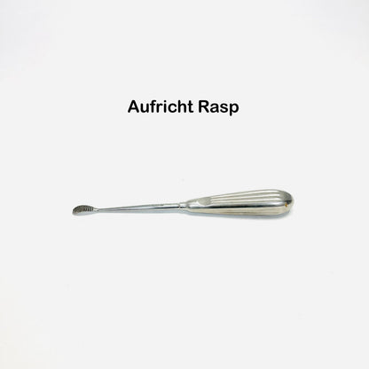 STORZ - Aufricht Rasp Curved. 12 teeth. 8.5mm x 20mm, 8.0 inch Instrument