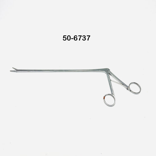 PILLING 50-6737 Drew Alligator Clip Applying Forcep Straight Serrated,2mm 9.5 In