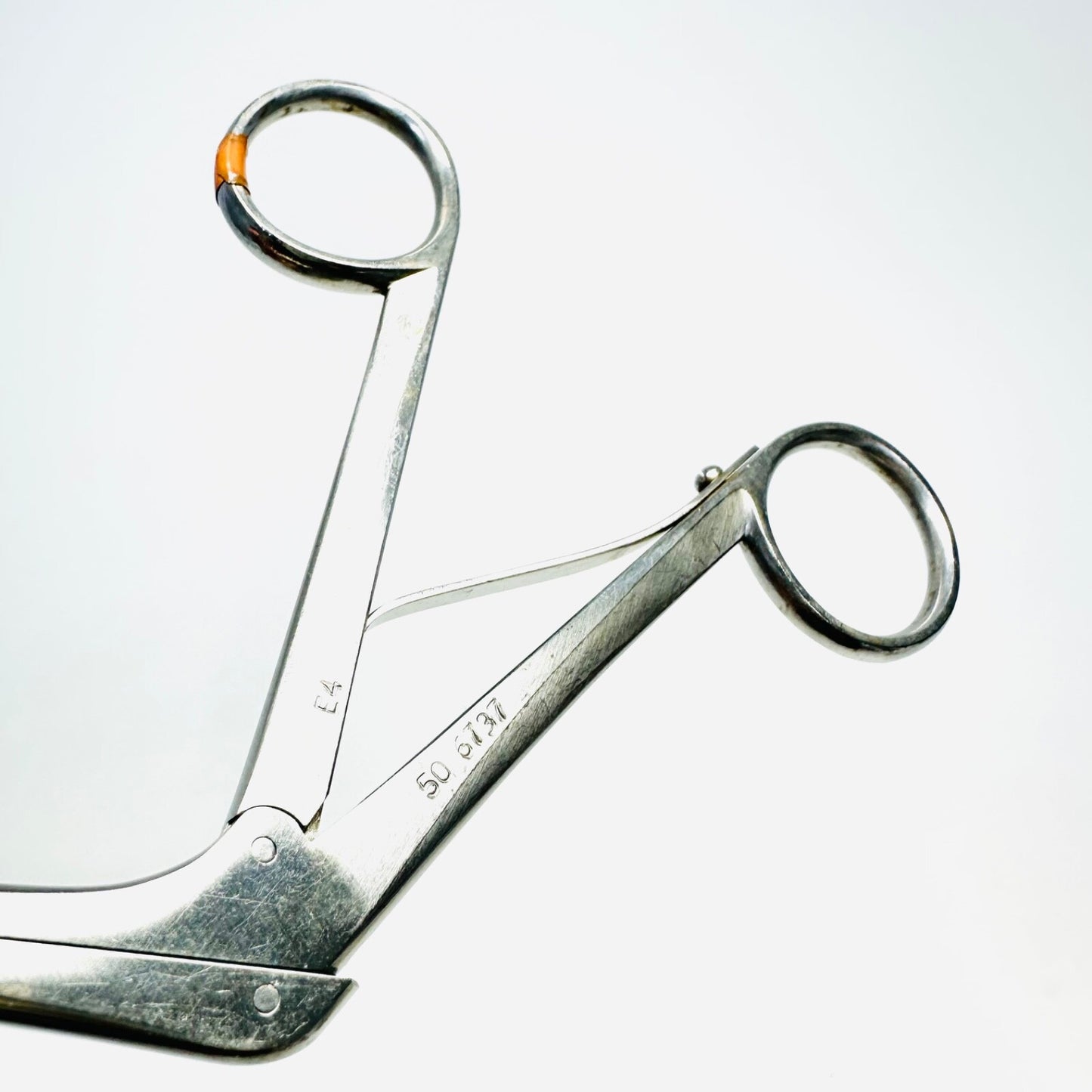 PILLING 50-6737 Drew Alligator Clip Applying Forcep Straight Serrated,2mm 9.5 In