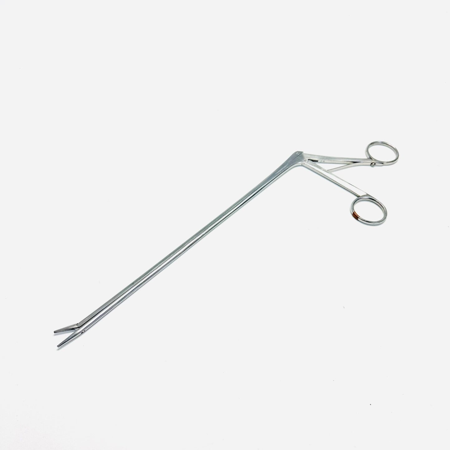 PILLING 50-6737 Drew Alligator Clip Applying Forcep Straight Serrated,2mm 9.5 In