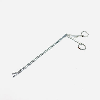 PILLING 50-6737 Drew Alligator Clip Applying Forcep Straight Serrated,2mm 9.5 In