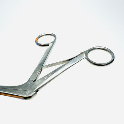 PILLING 50-6737 Drew Alligator Clip Applying Forcep Straight Serrated,2mm 9.5 In