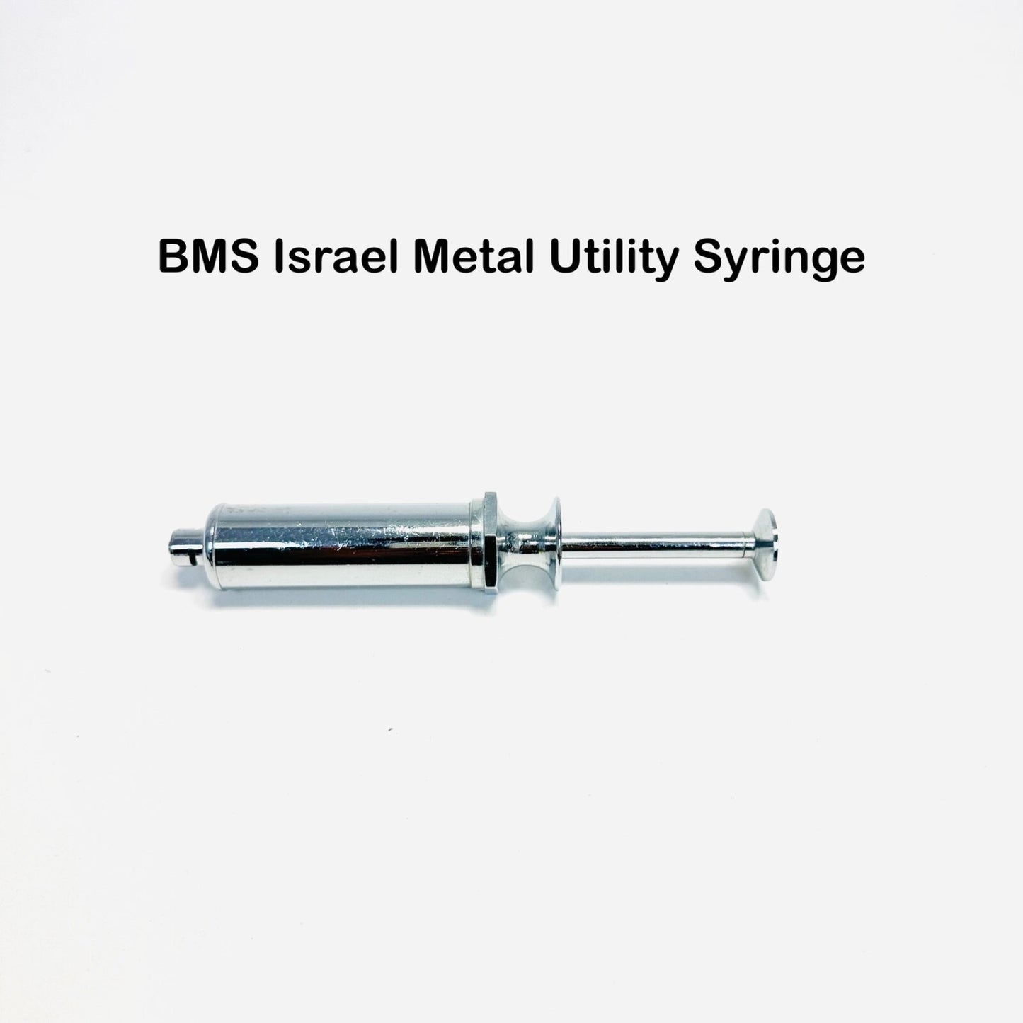 BMS Israel Metal Utility Syringe Stainless steel