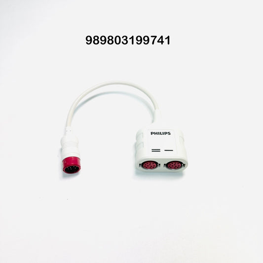 Philips 989803199741 Dual Invasive Blood Pressure (IBP) Adapter OEM
