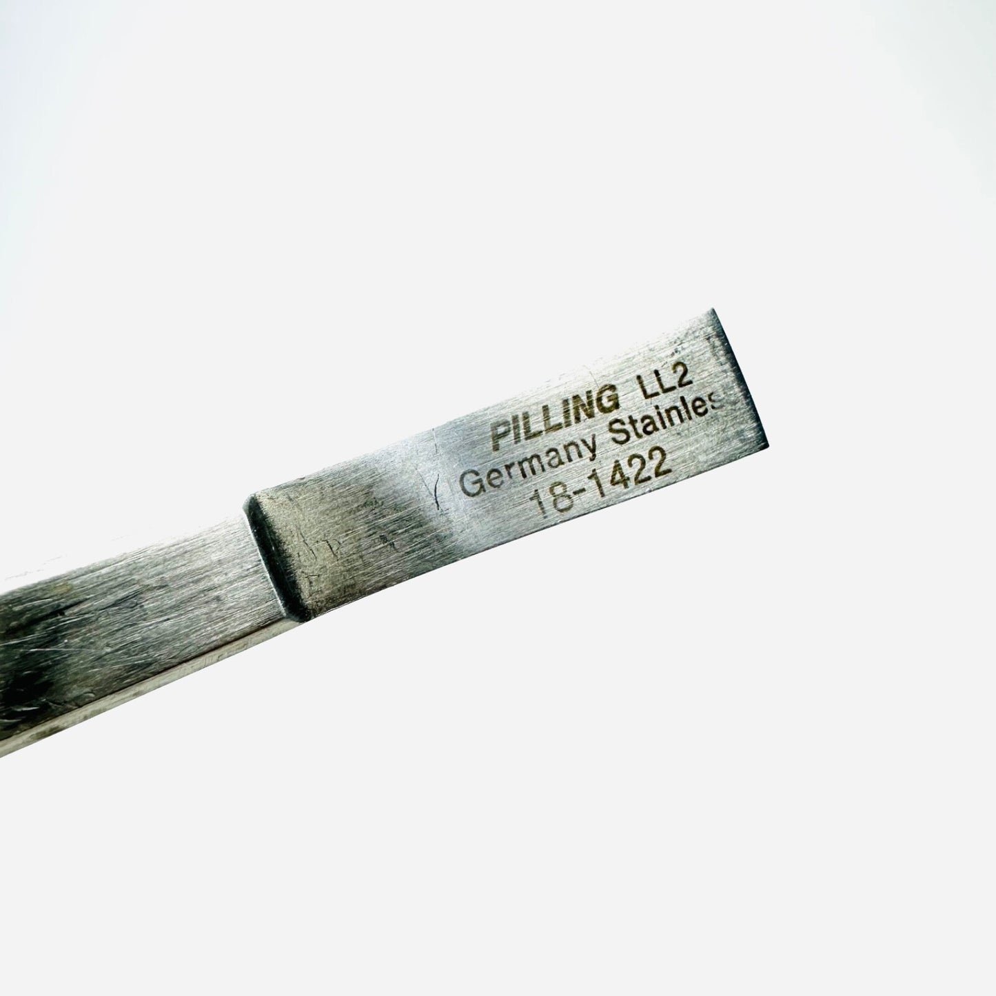 pilling 18-1422 IRIS TISSUE FORCEPS Straight, 1 x 2 Teeth Instrument