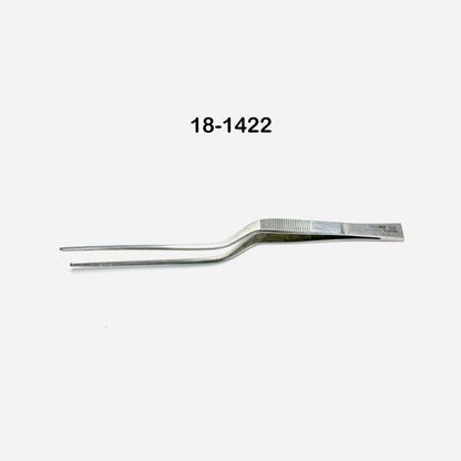 pilling 18-1422 IRIS TISSUE FORCEPS Straight, 1 x 2 Teeth Instrument